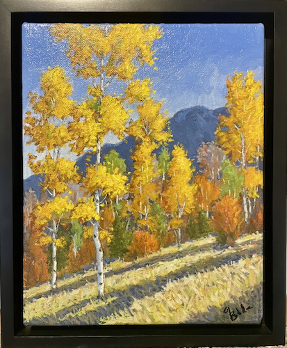 Click to view detail for Colorful Hillside 10x8 $350